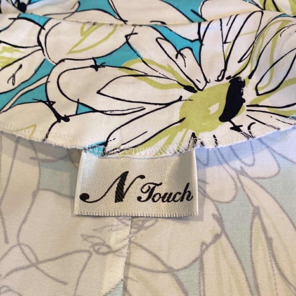 Floral Button Front Jacket Two Front Pockets By N… - image 5